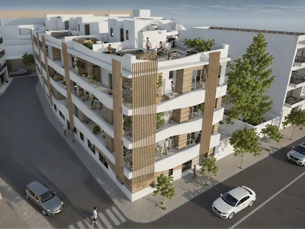 Modern Flat with Sea View in Puerto de Mazarrón
