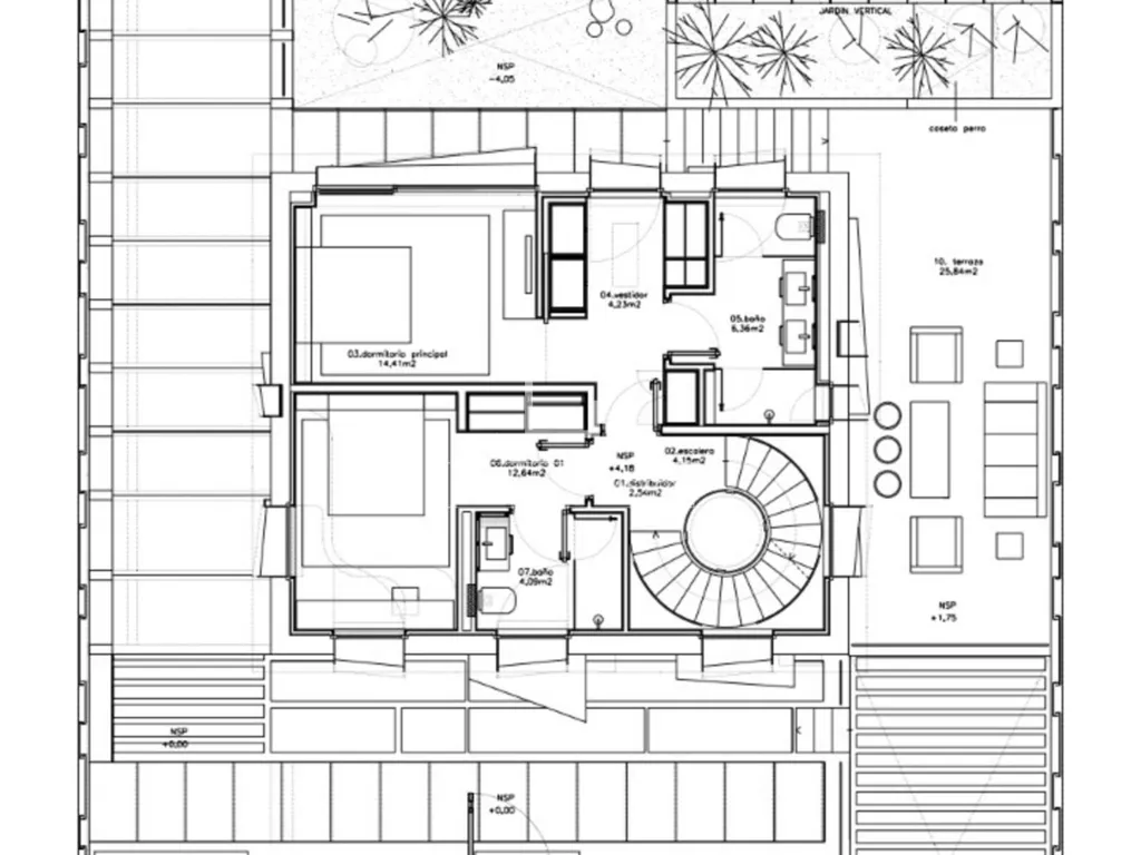 Plan - Mudéjar Villa with Pool in Central Madrid