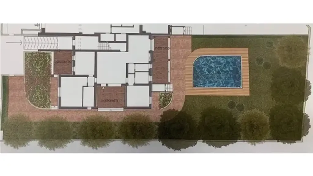 Floor Plan - Apartment with Garden in Empoli