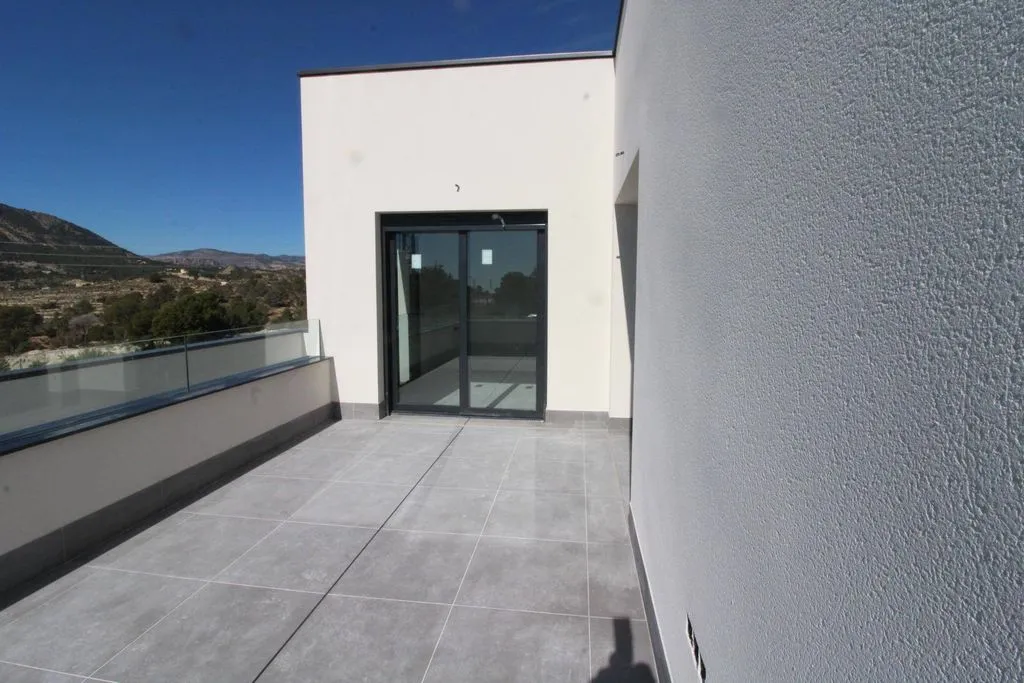 Terrace - Luxury Villa with Sea View in Finestrat