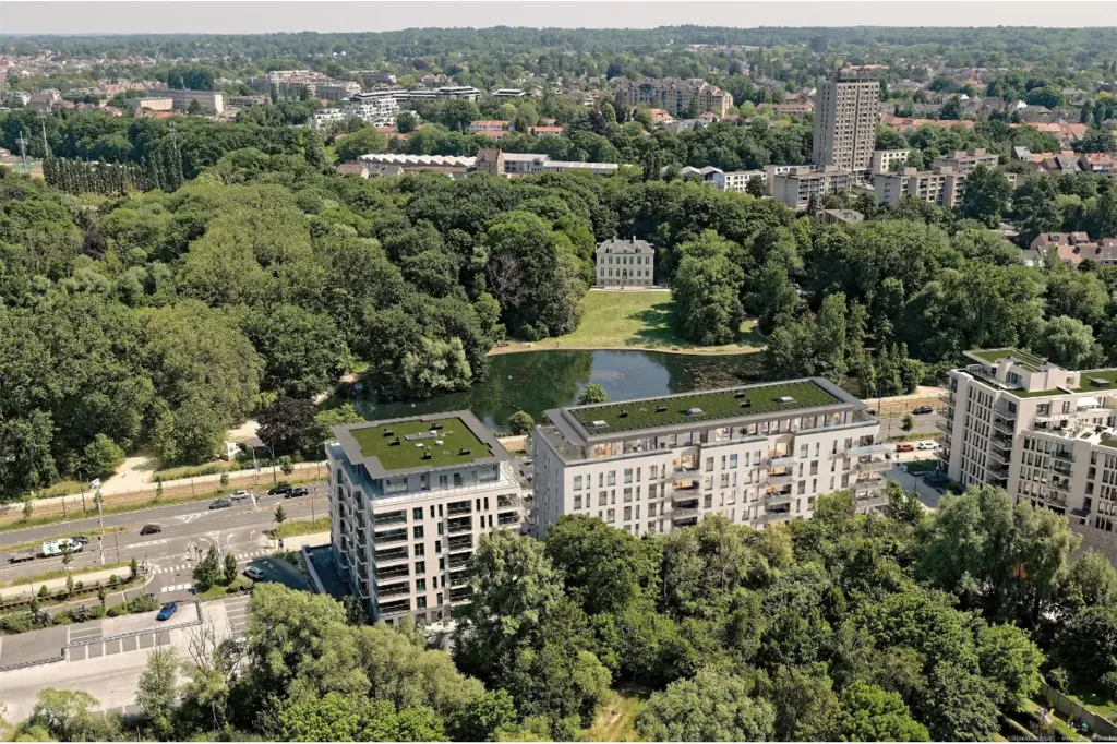 Aerial - Penthouse with Terraces in Woluwe-Saint-Lambert