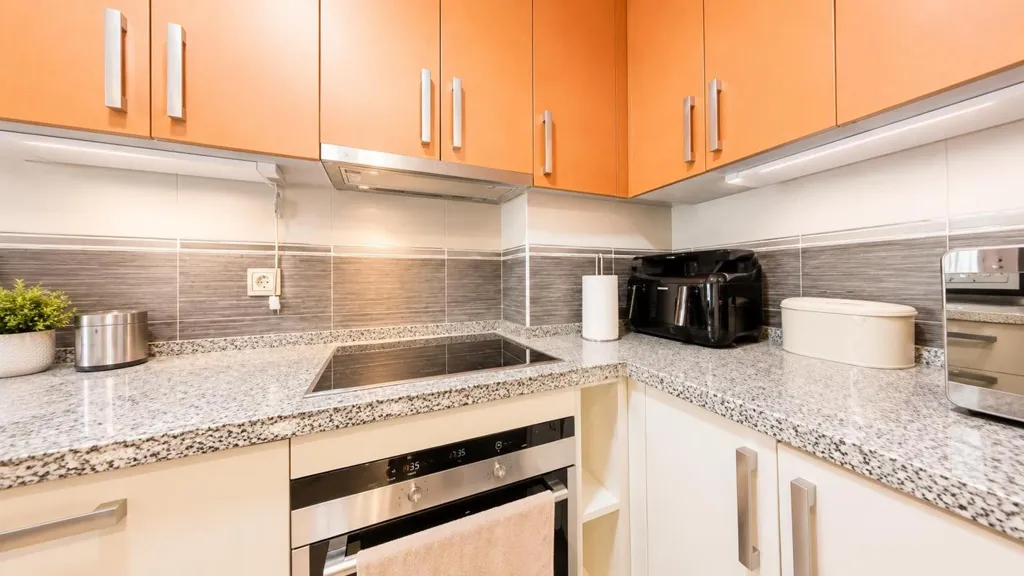 Köök - Duplex with Sea Views in Benalmádena