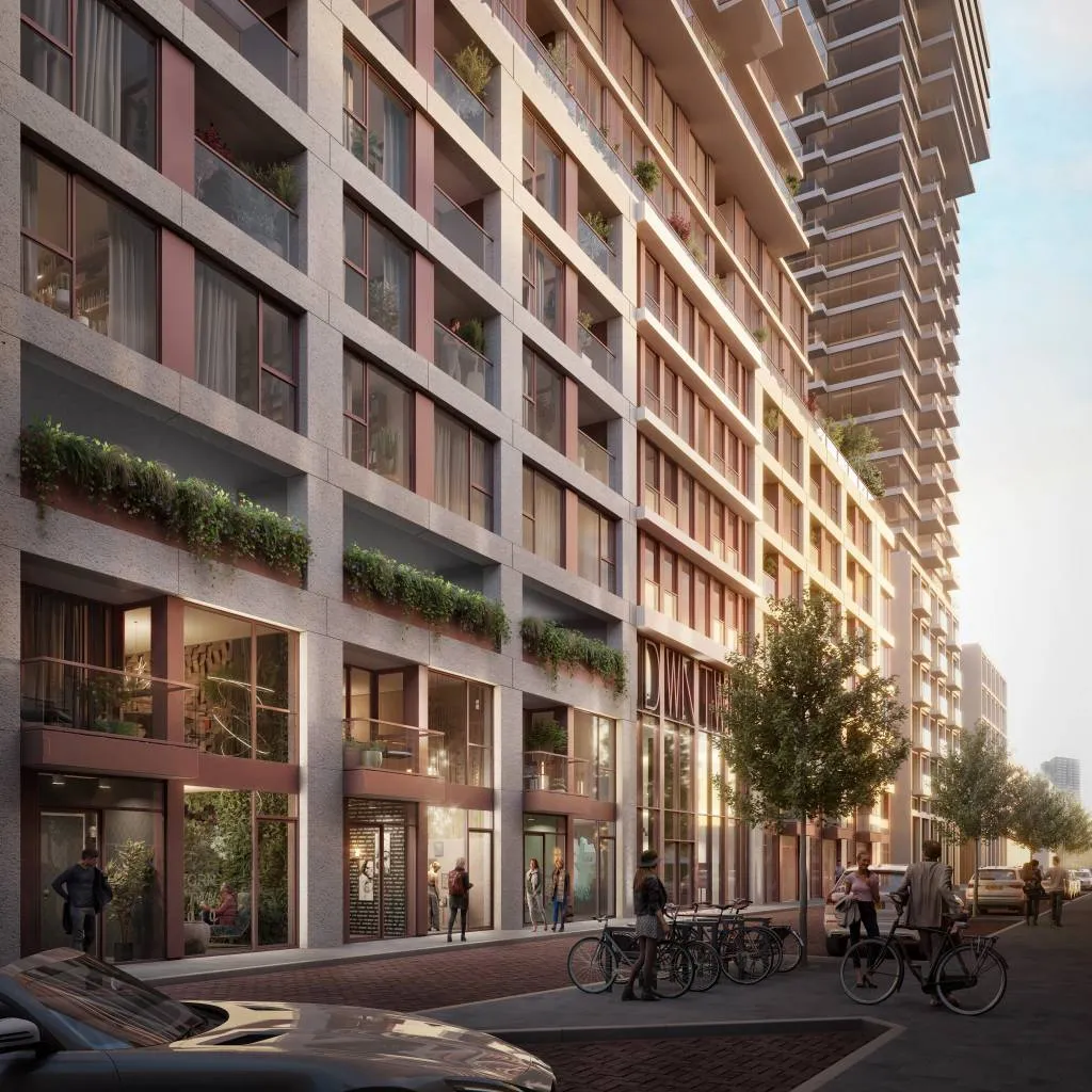 Modern 3-Room Apartment with City View in Rotterdam