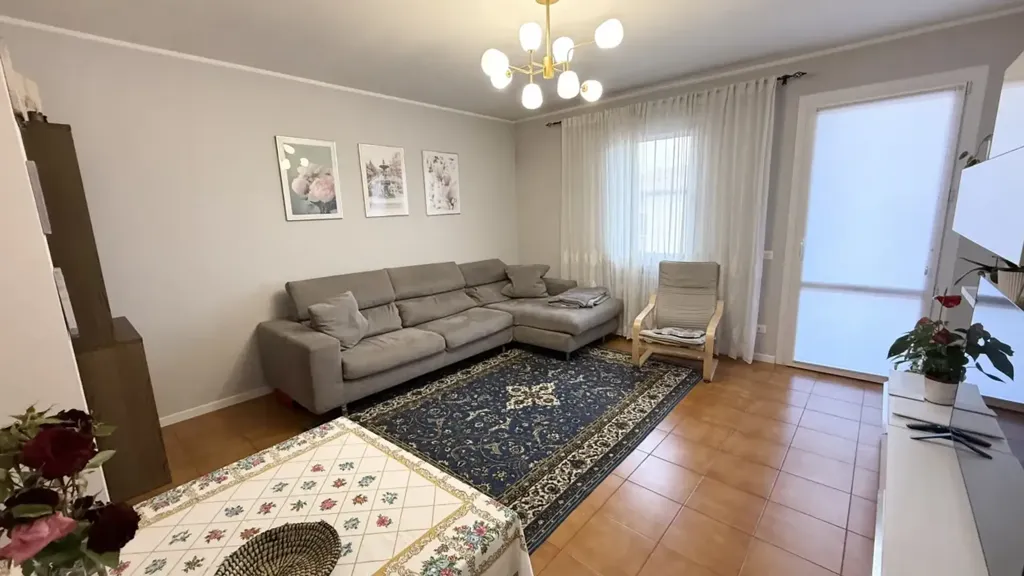 Séjour - Rustic-Style Apartment with Terrace in Maser