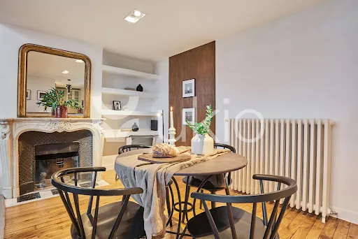 Salle à manger - Appartement de Luxe Rénové avec Ascenseur à Paris 5ᵉ