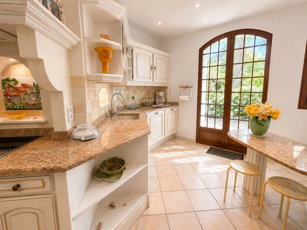 Köök - Luxury Villa with Sea View in Ajaccio