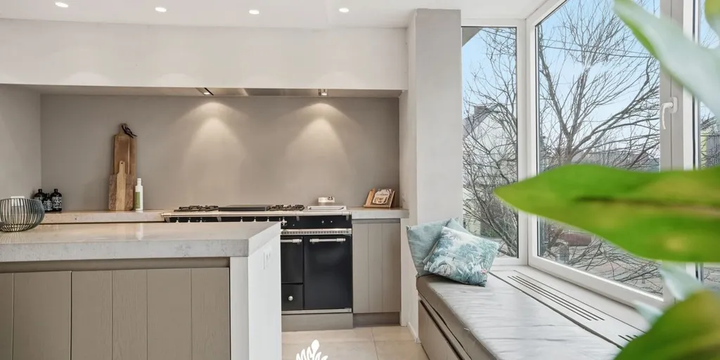 Köök - Modern Apartment with Lift in Roeselare