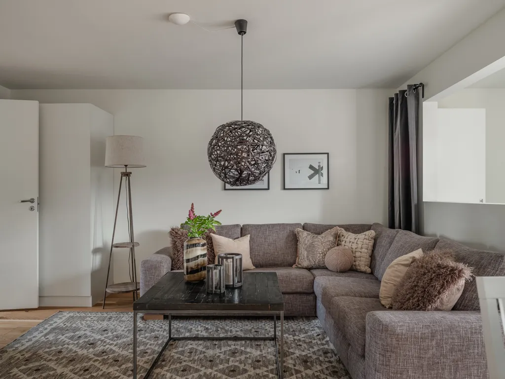 Living Room - Apartment with Balcony in Malung-Sälen