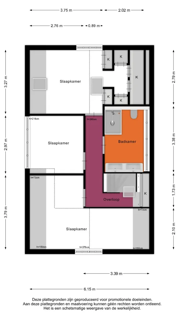 Plan - Charming Free-Standing House with Garden View in Deil