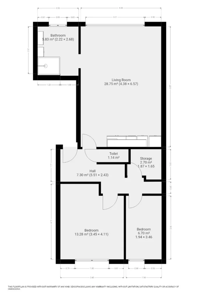 Plaan - Move-in Ready Apartment with East Frontage in Buggenhout
