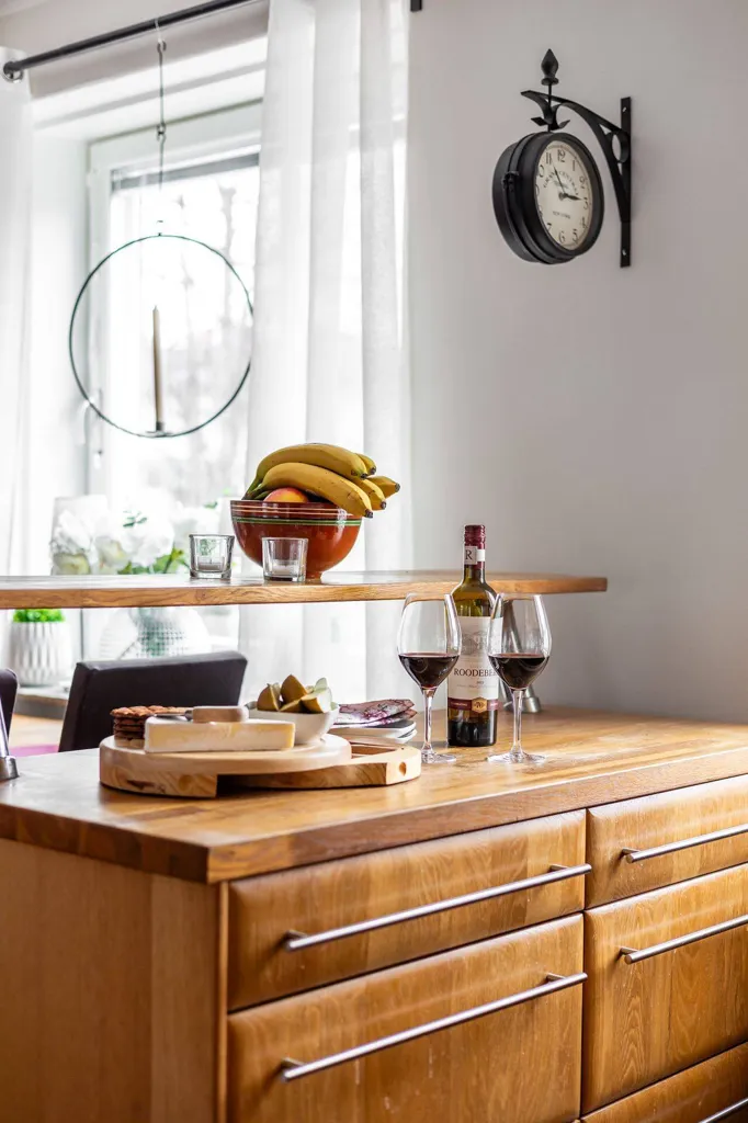 Köök - Spacious Apartment with Balcony in Linköping