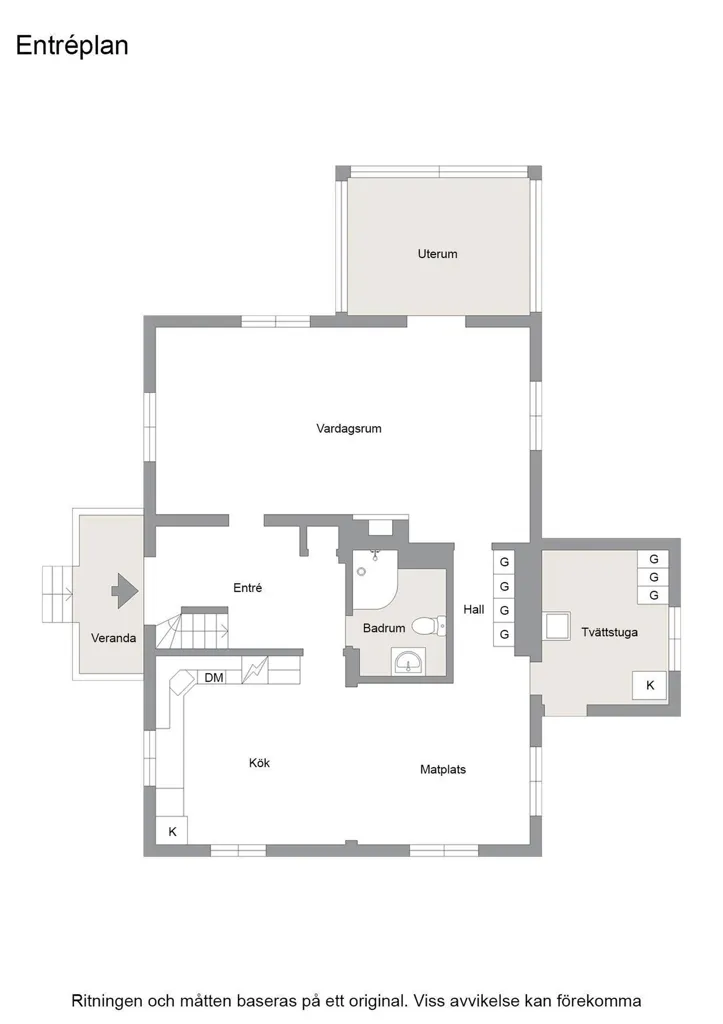 Plan - Charming House with Lake View in Röbjörkeby
