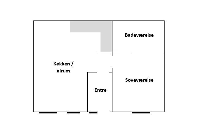 Plaan - 2-Bedroom Flat with Pets Allowed in Kolding Centre