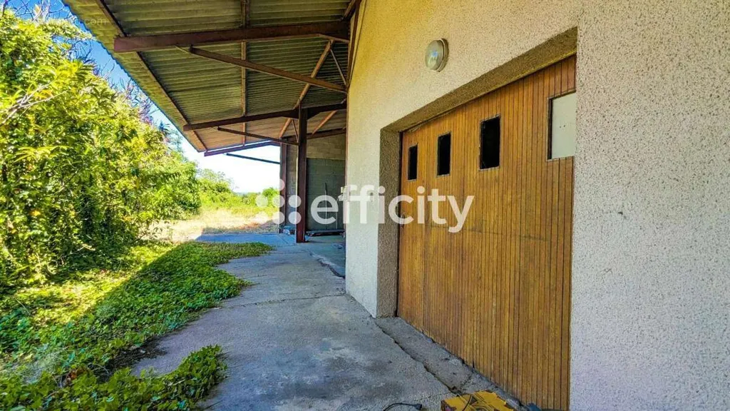 Jardin - Hangar avec Double Garage et Mezzanine à Reyssouze