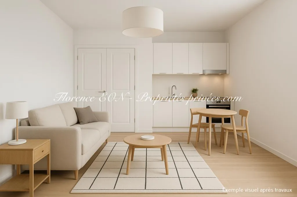 Séjour - Appartement à Rénover en Centre-Ville de Laval