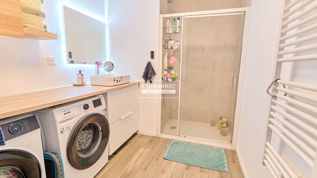 Buanderie - Appartement T4 en Rez-de-Jardin avec Jardin à Kermarrec