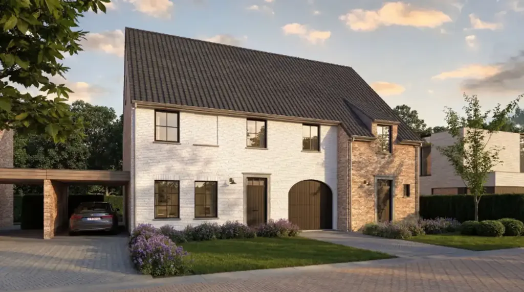 Nouvelle Maison de Campagne avec Garage à Evergem