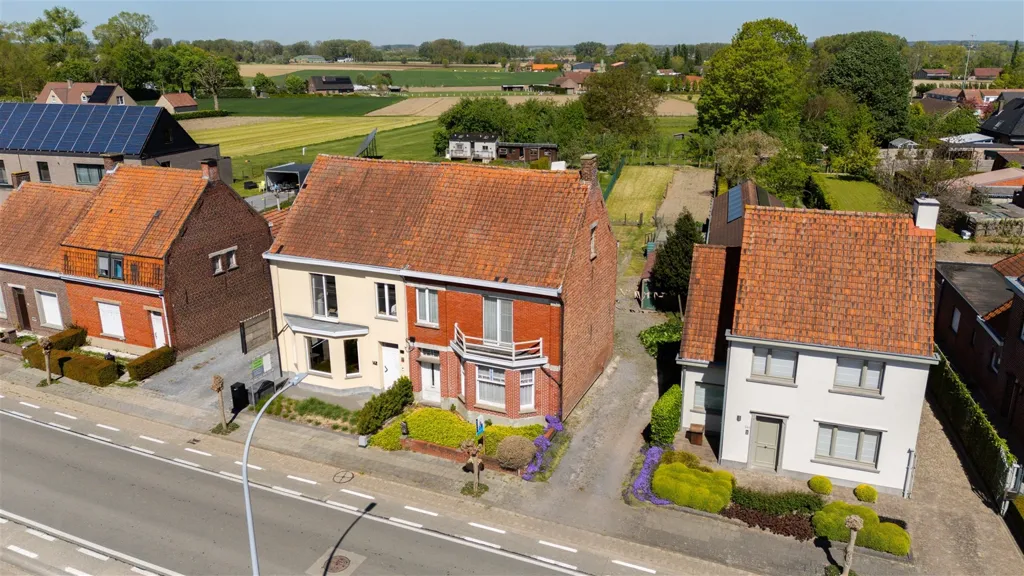 Õhuvaade - Renovatable House with Garden in Kanegem