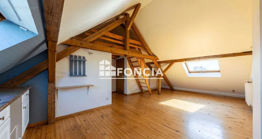 Pièces - Studio Traversant avec Mezzanine à Strasbourg