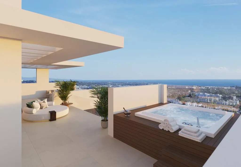 Terrasse - Luxury Villa with Sea View in Estepona