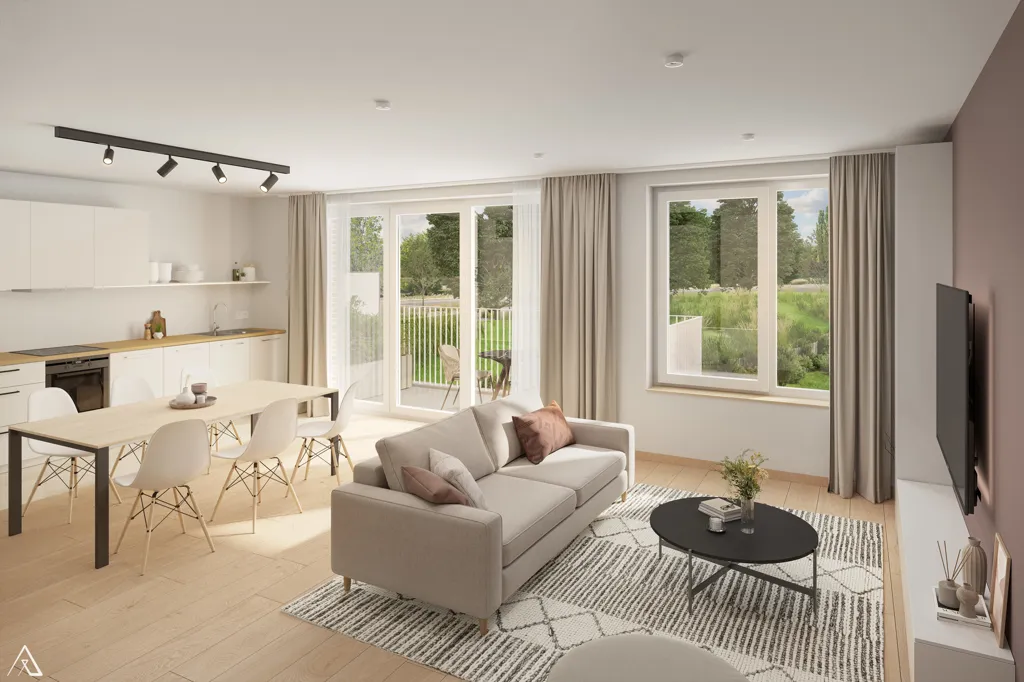 Energy-Efficient Apartments with Views in Court-Saint-Etienne