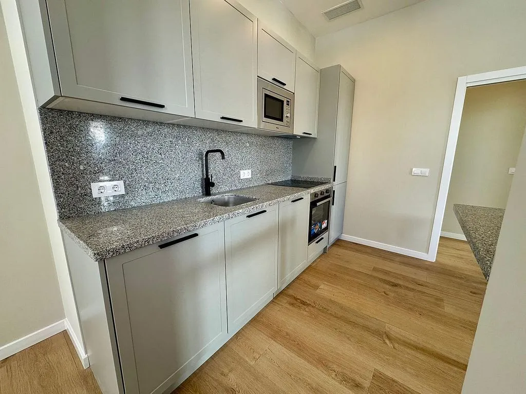 Kitchen - Studio with Air Conditioning in El Astillero