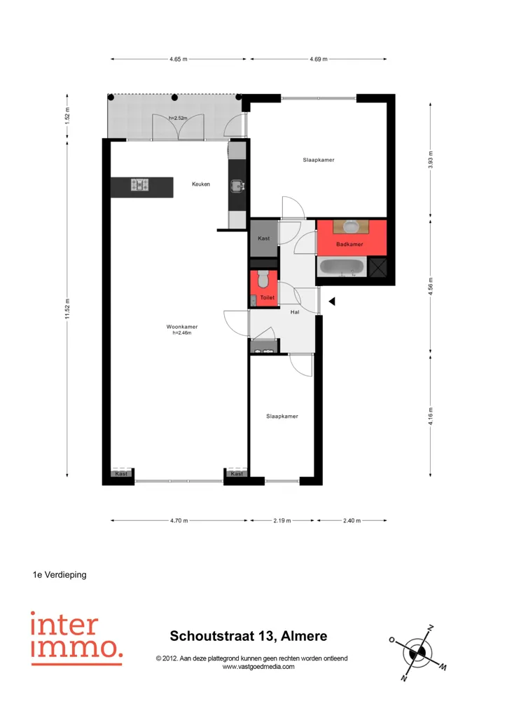 Plan - Galerie Flat with Garden in Almere Stad
