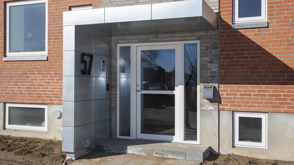 Exterior - Renovated Flat with New Features in Frederikshavn