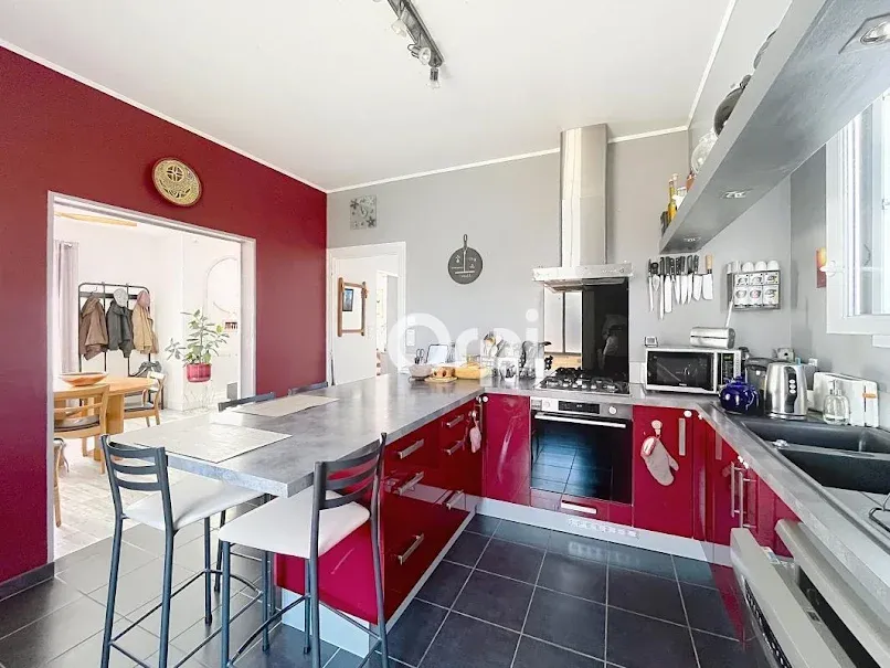 Cucina - Renovated House with Garden in Bergerac