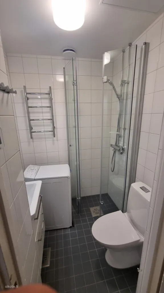 Bathrooms - Well-Maintained Studio in Kamppi, Helsinki