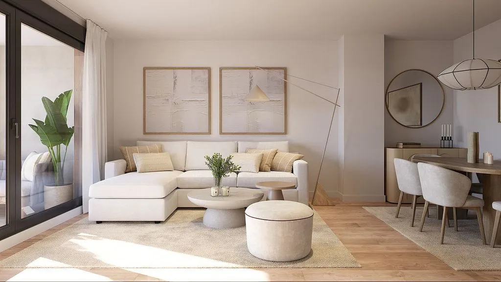 Séjour - New Flat with Pool in Pinar de Jalón