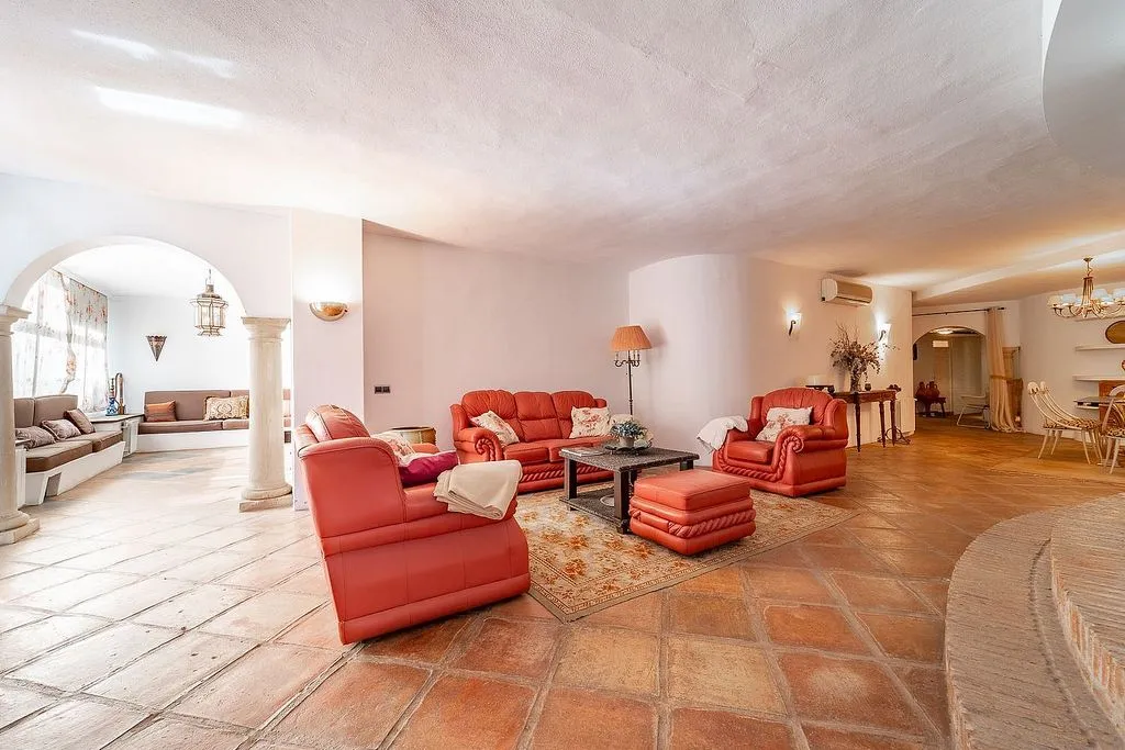 Living Room - Apartment with Pool and Terrace in Cabo Pino