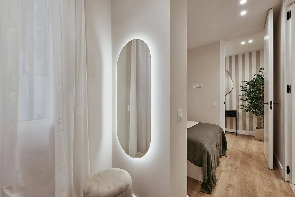 Chambres - Renovated Apartment with City View in Madrid