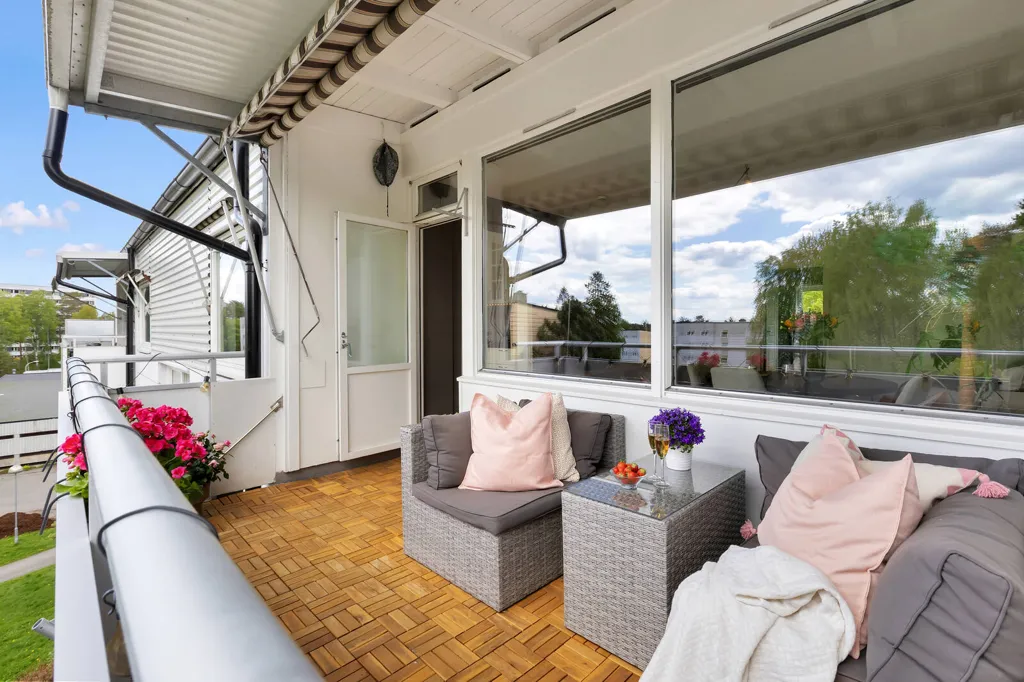 Balcon - Appartement 3 pièces à Oslo