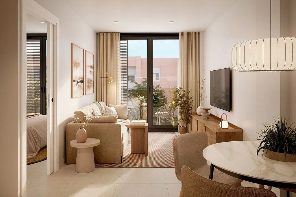 Séjour - New Flat with Sea View in Valencia