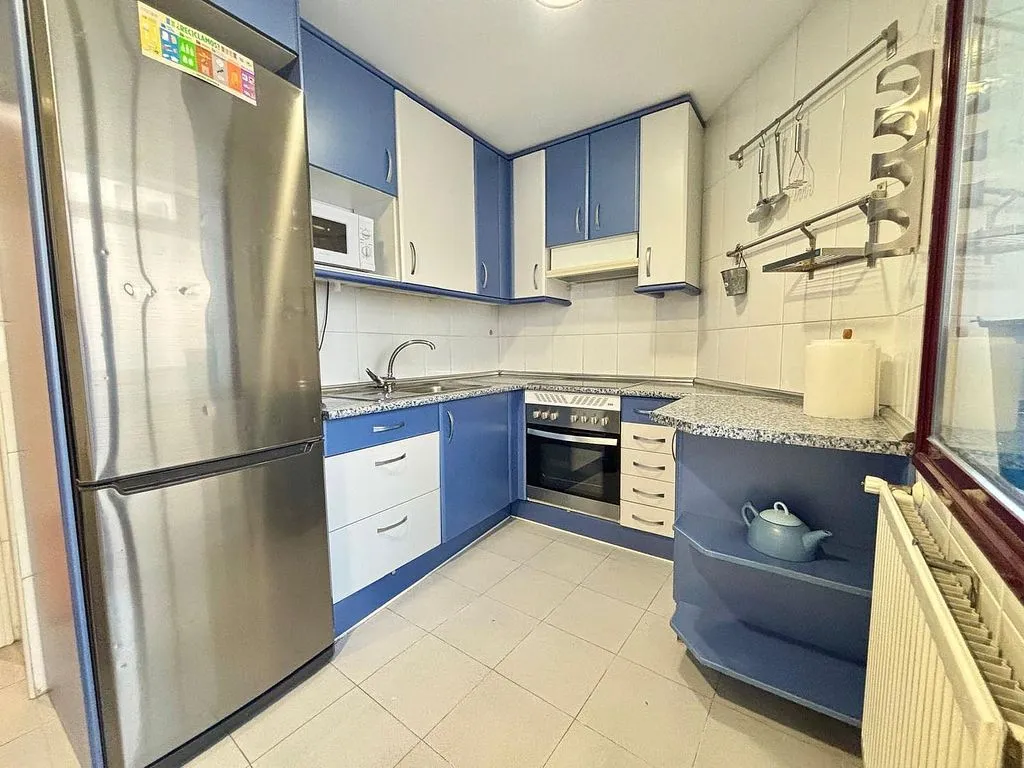 Köök - Modern Flat with Balcony in Arganzuela, Madrid