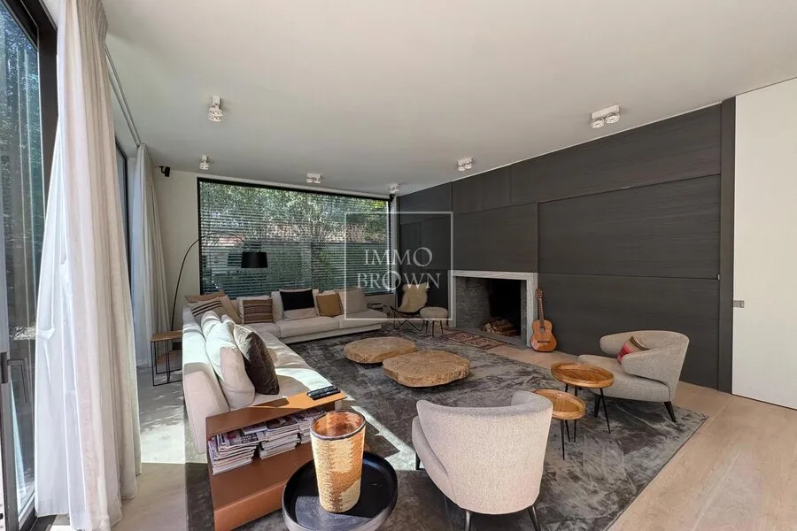 Living Room - Villa with Pool in Knokke, Quiet Second Line