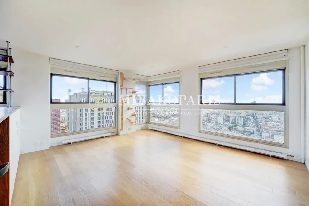 Séjour - Duplex avec Vue Panoramique sur Paris, 15ème Arrondissement