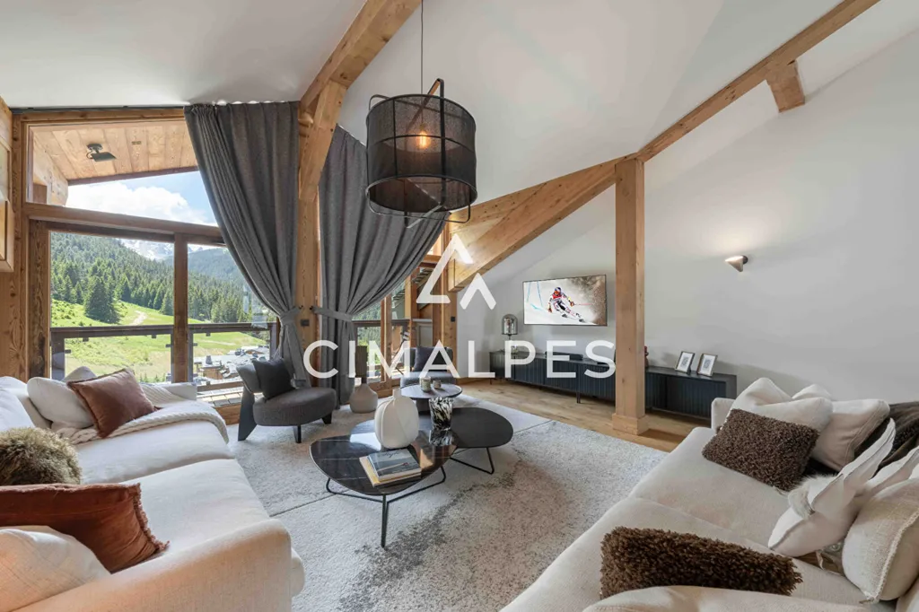 Soggiorno - Penthouse with Mountain Views in Trois Vallées
