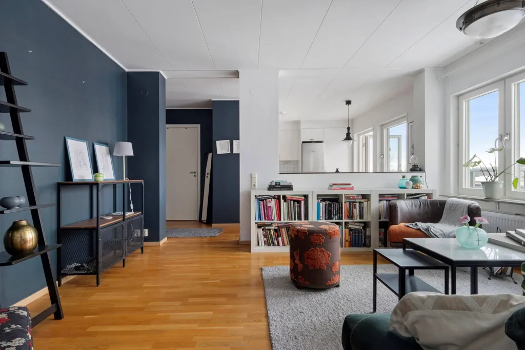Living Room - Apartment with Balcony in Hagsätra