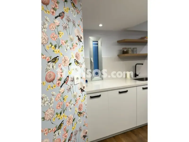 Kitchen - Modern Flat with Balcony in León