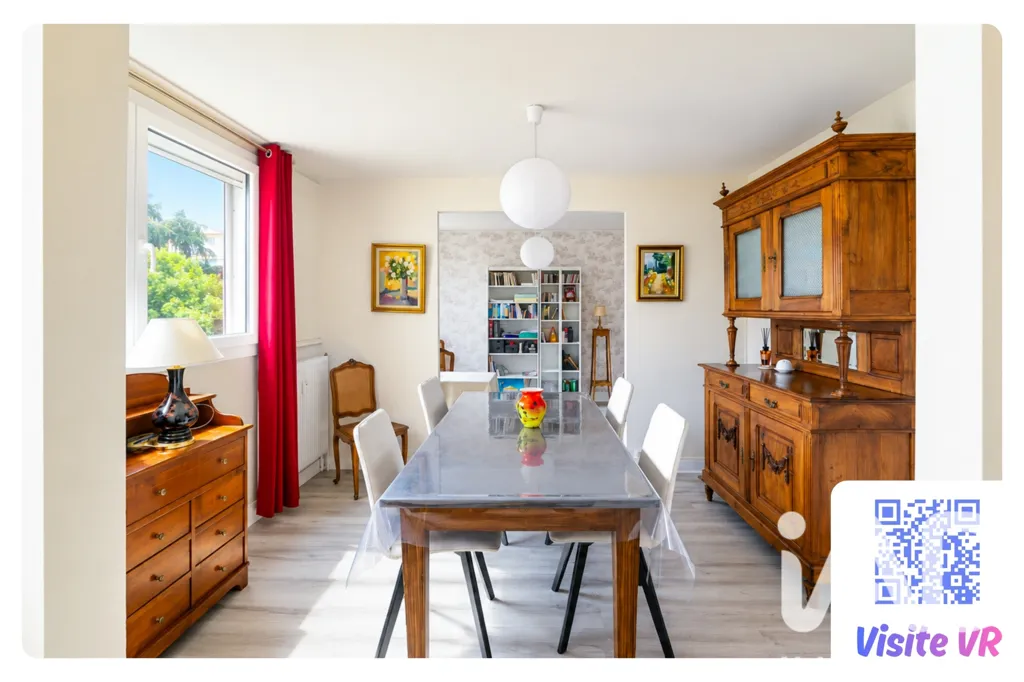 Salle à manger - Appartement avec Balcon et Vue Centre-ville à Le Mans