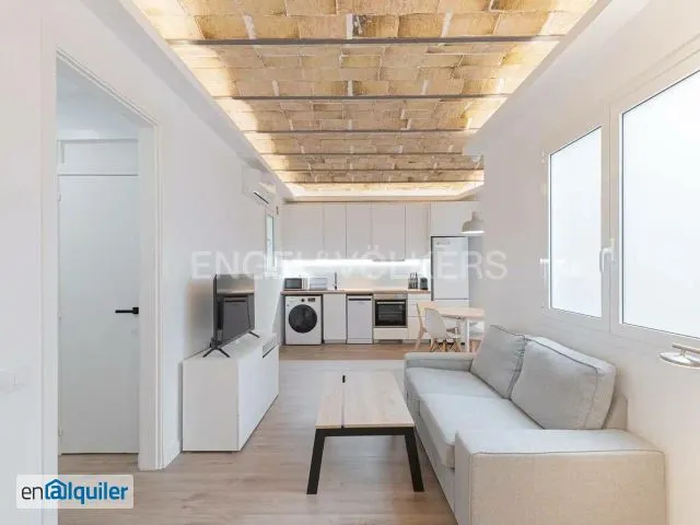Séjour - Appartement 2 chambres à Barcelona
