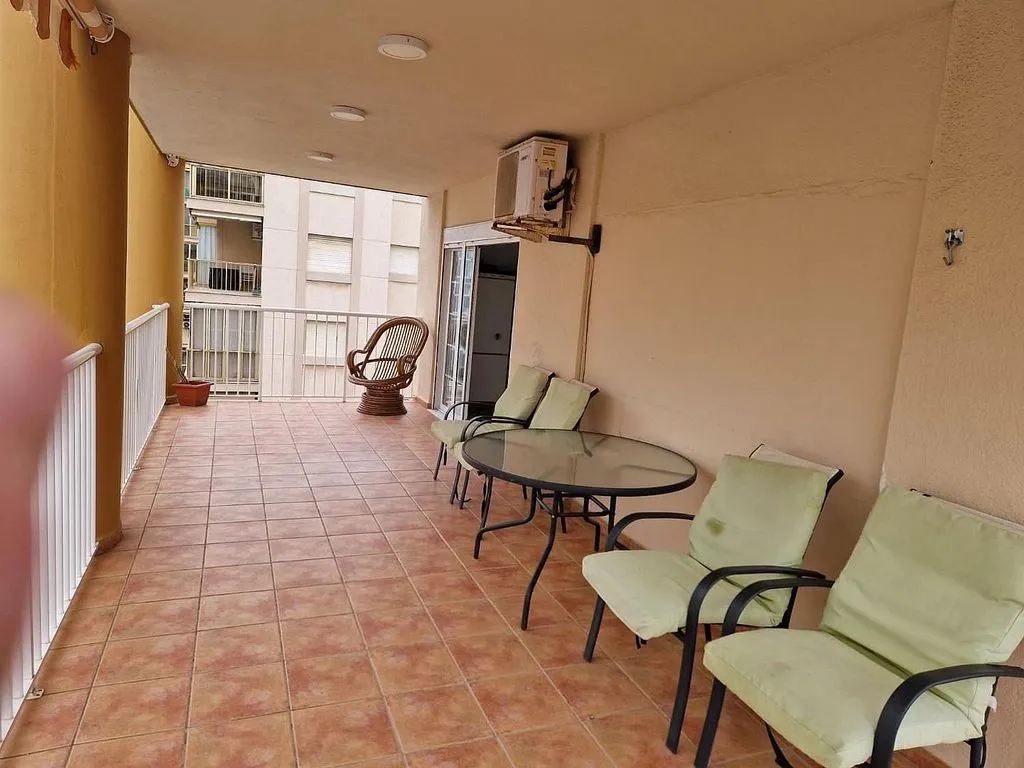 Terrasse - Beachfront Apartment with Pool in Benicàssim