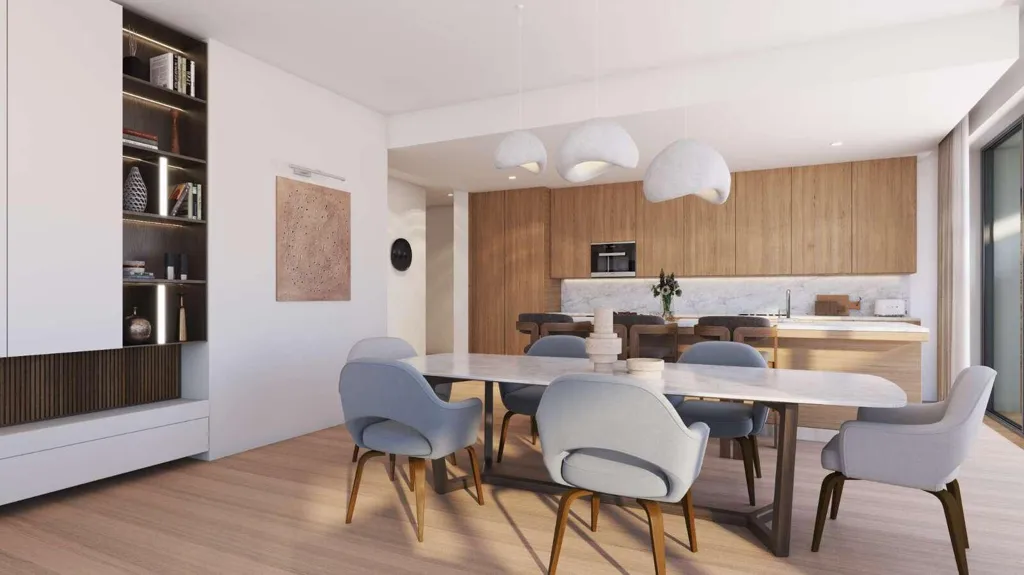 Salle à manger - 2 Bedroom Apartment with Pool in Cascais