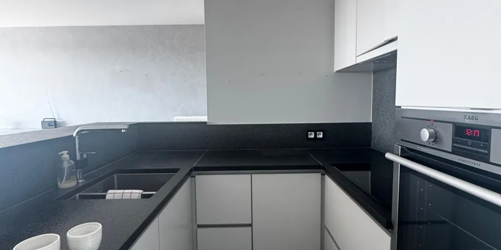Cuisine - Appartement Instapklaar avec Terrasse à Poperinge