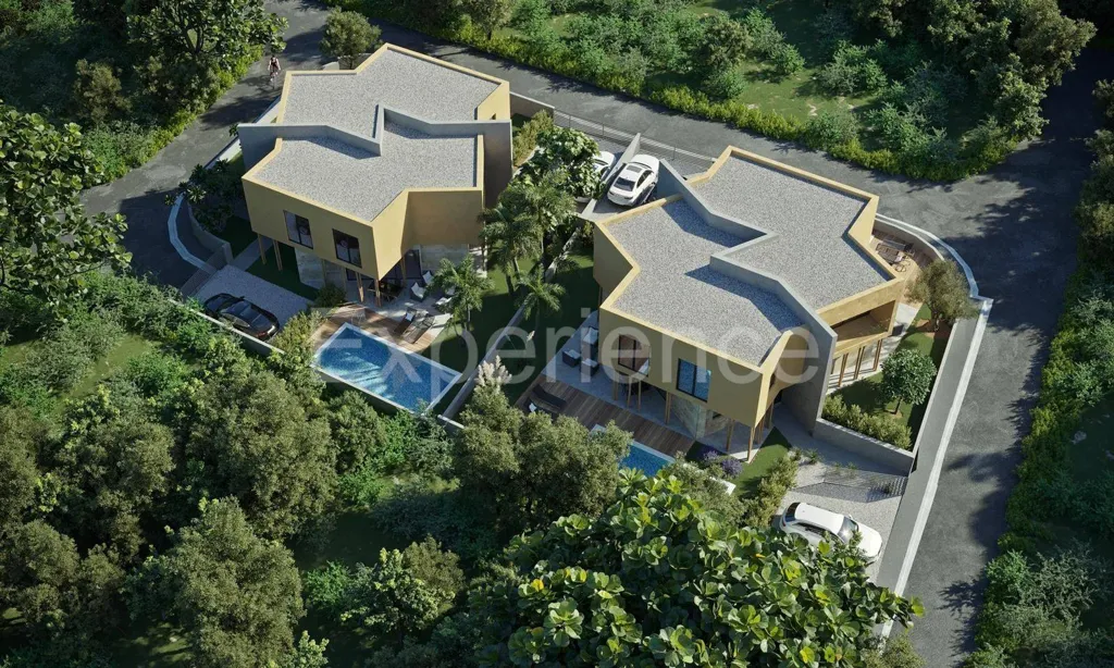 Vista aerea - Modern House with Private Pool in Brtonigla