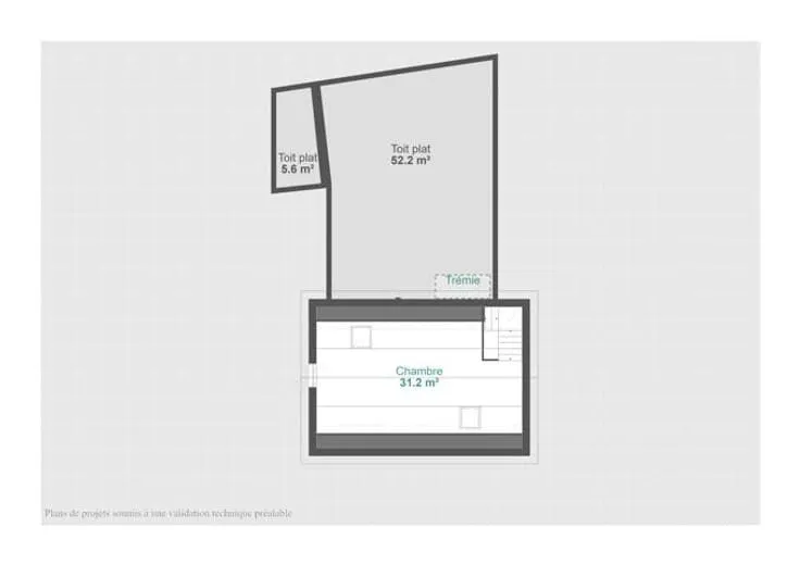Maison 2 chambres à BE
