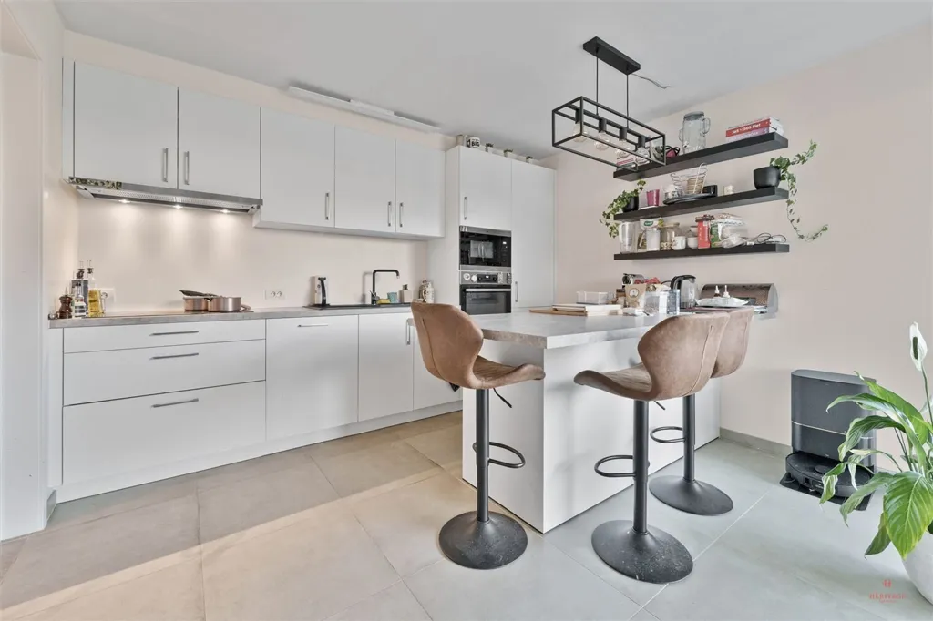 Kitchen - Newly Built Apartment with Terrace in Harelbeke