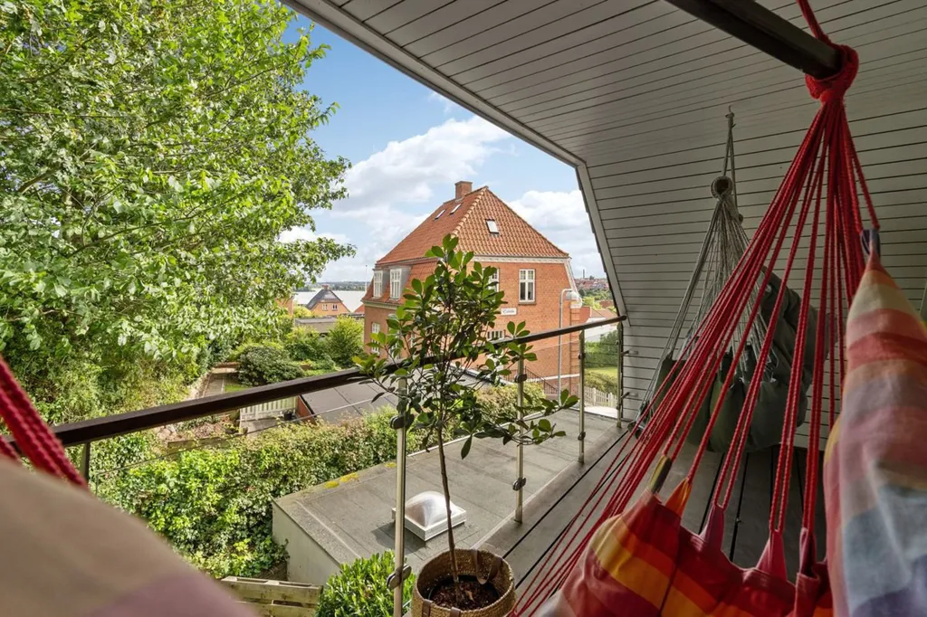 Balcon - Villa with Lake View in Skanderborg